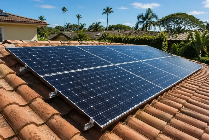 Installation de panneaux solaires à Sauverny